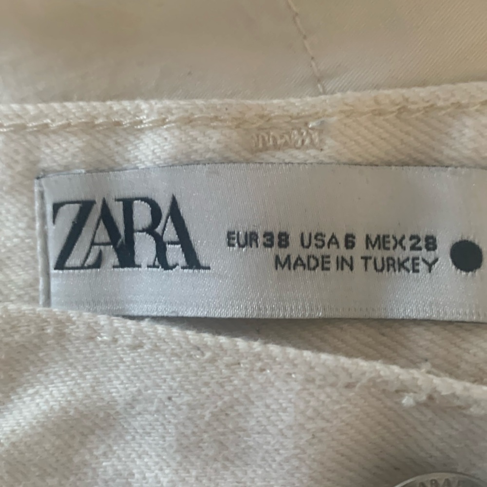 Soft white jeans. Gently used